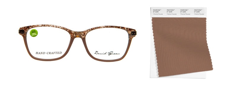 mocha mousse pantone eyewear frames