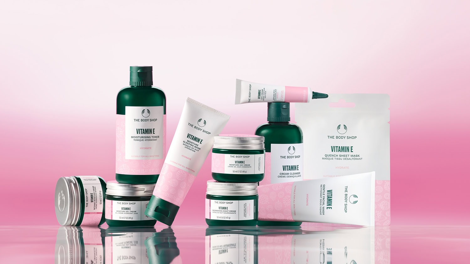 The Body Shop Vitamin E range