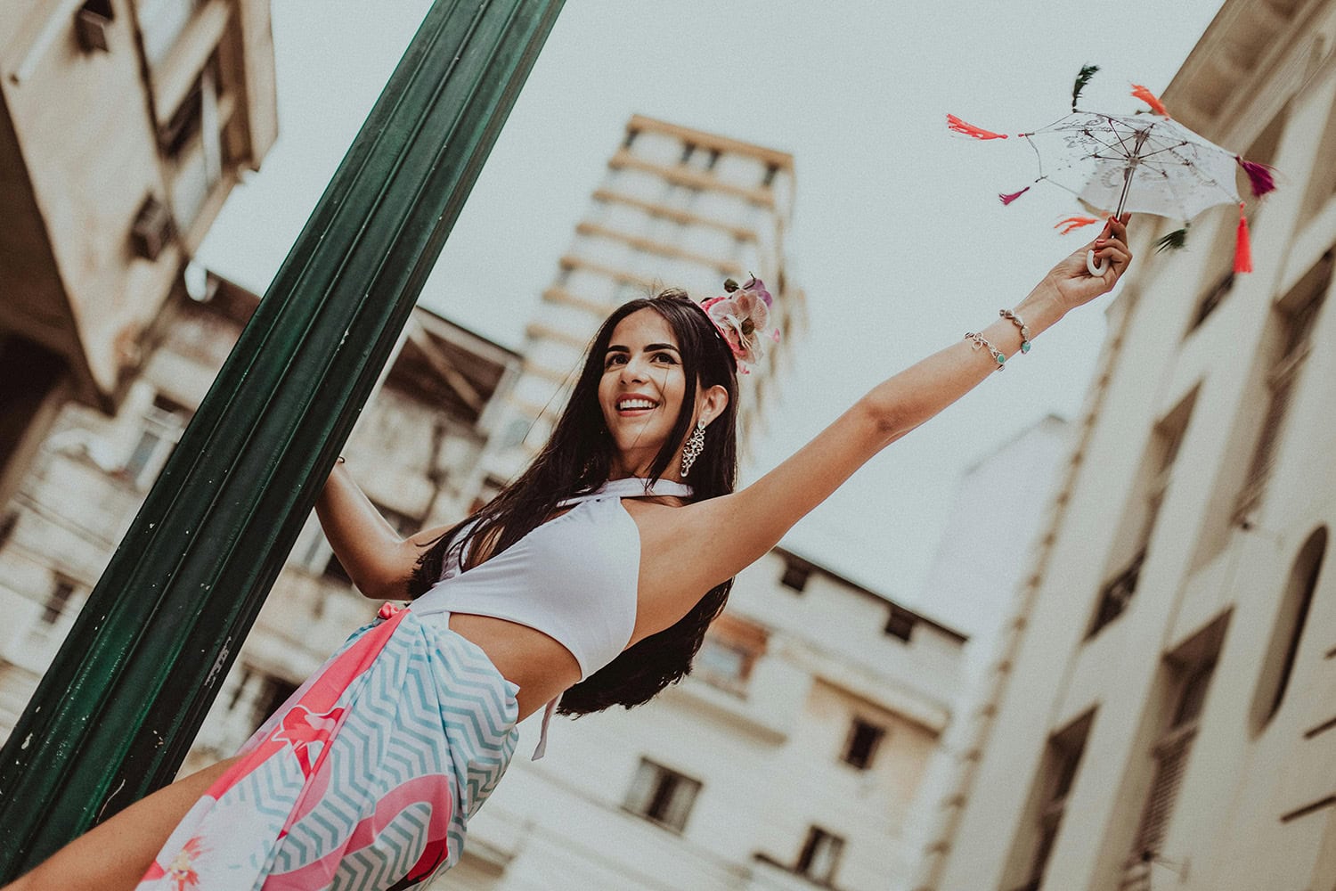 young woman celebrating being a competition winner