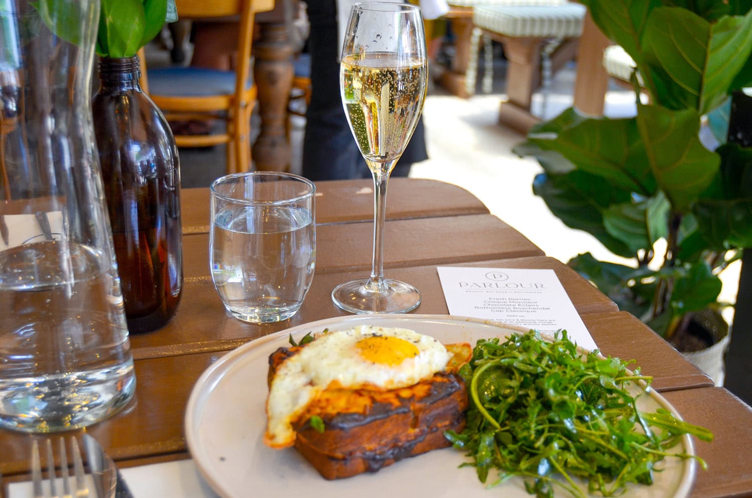 Parlour brunch experience