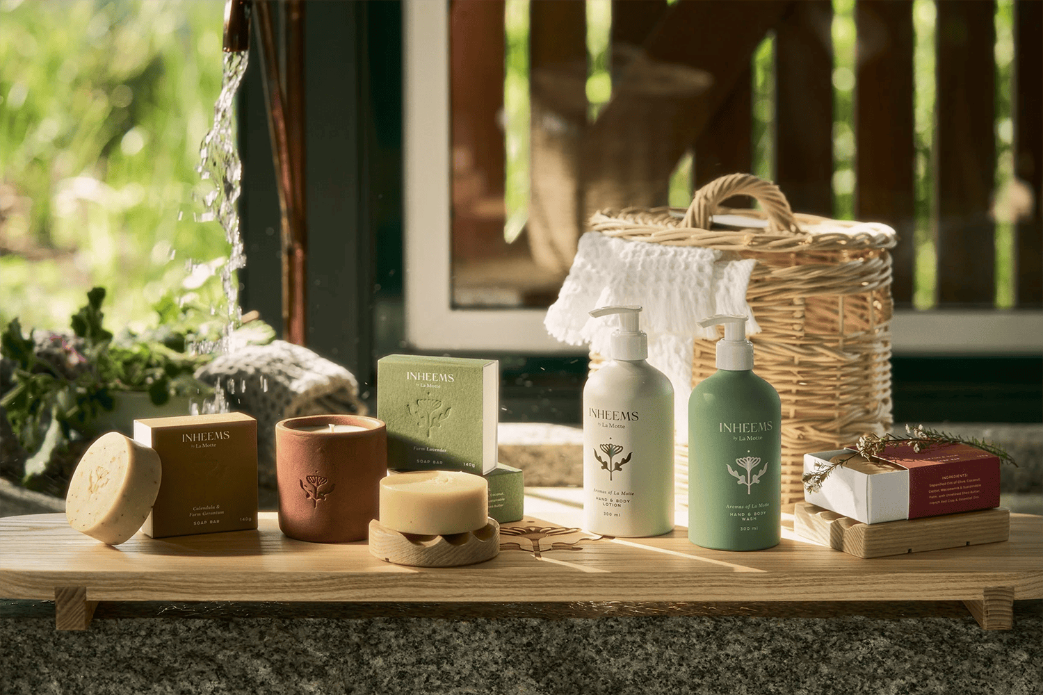 Inheems bath and body products