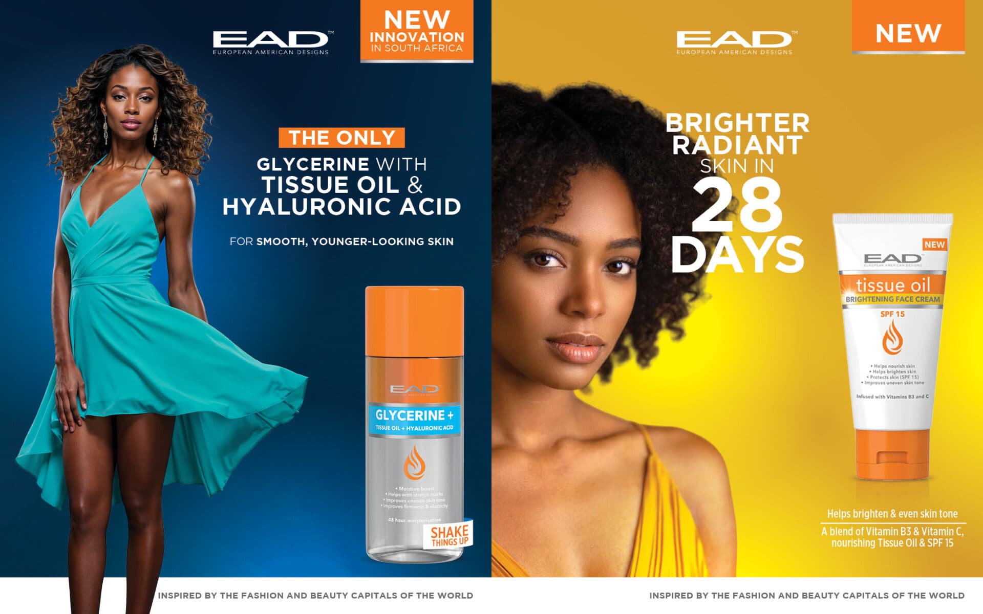 EAD tissue oil adverts