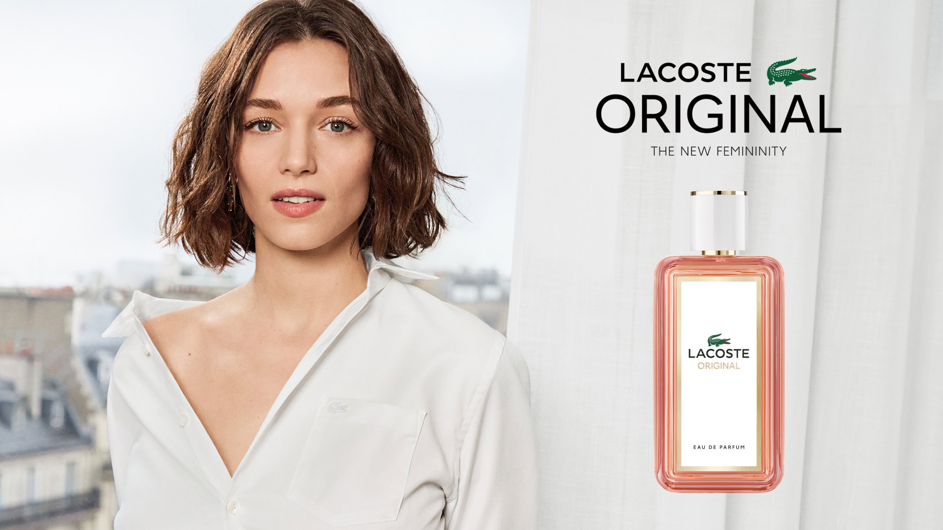 Lacoste Original Pour Femme advert