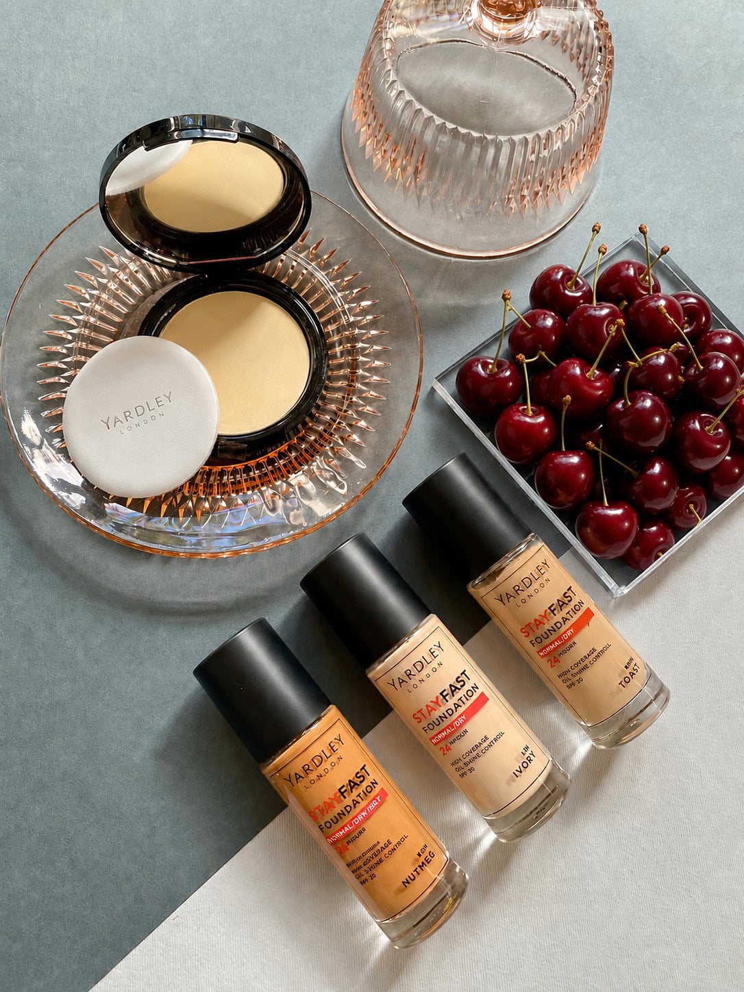 Yardley Stayfast foundation and powder