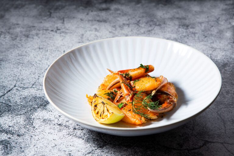 Prawns served at Luuma by Pavel