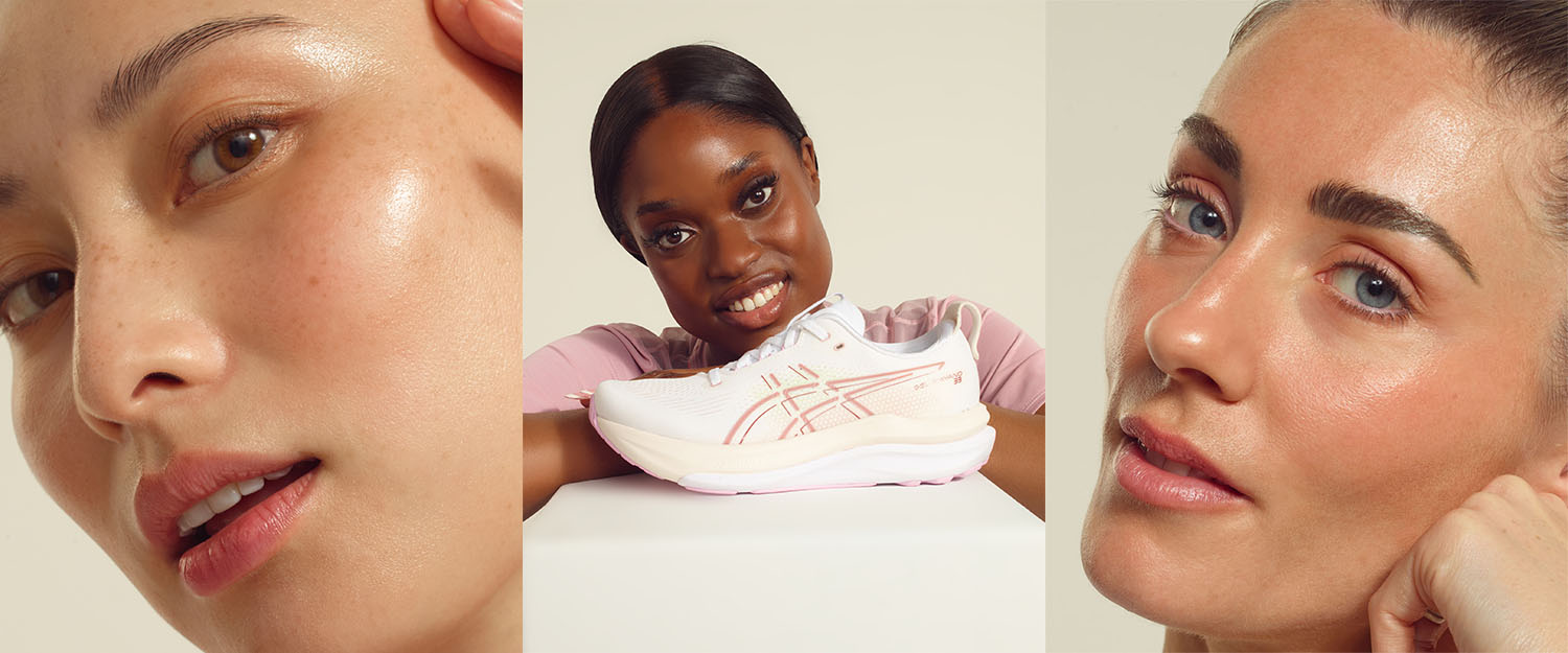 Women with the Asics glow