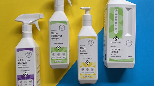 GoodBasics probiotic cleaning products