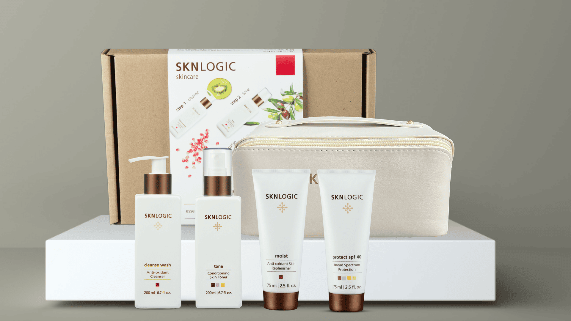 sknlogic combination skincare kit