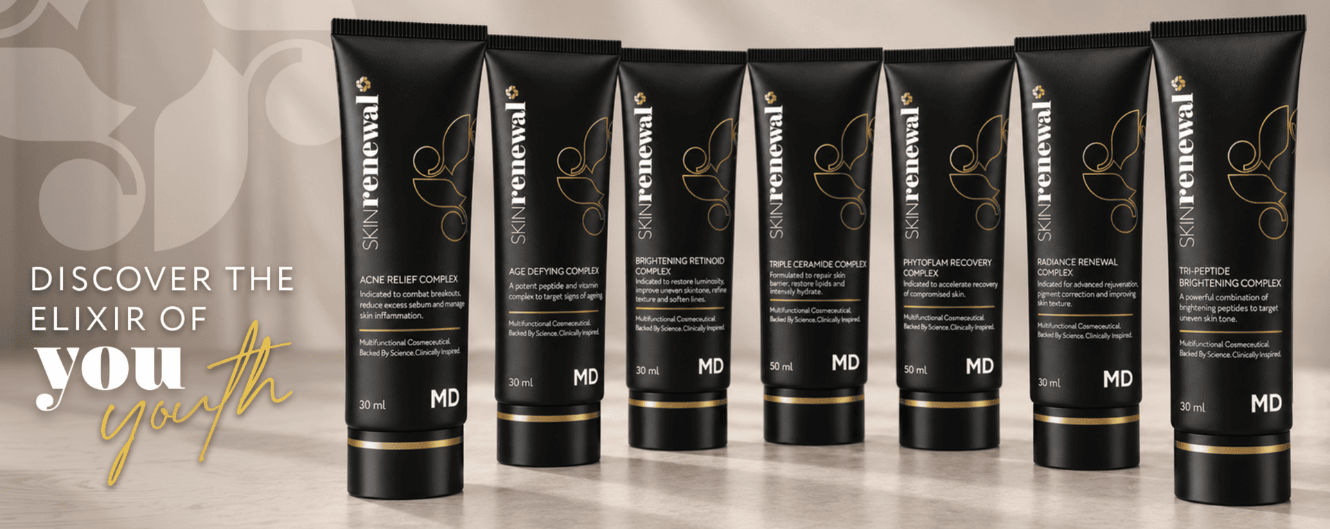 skin renewal product range