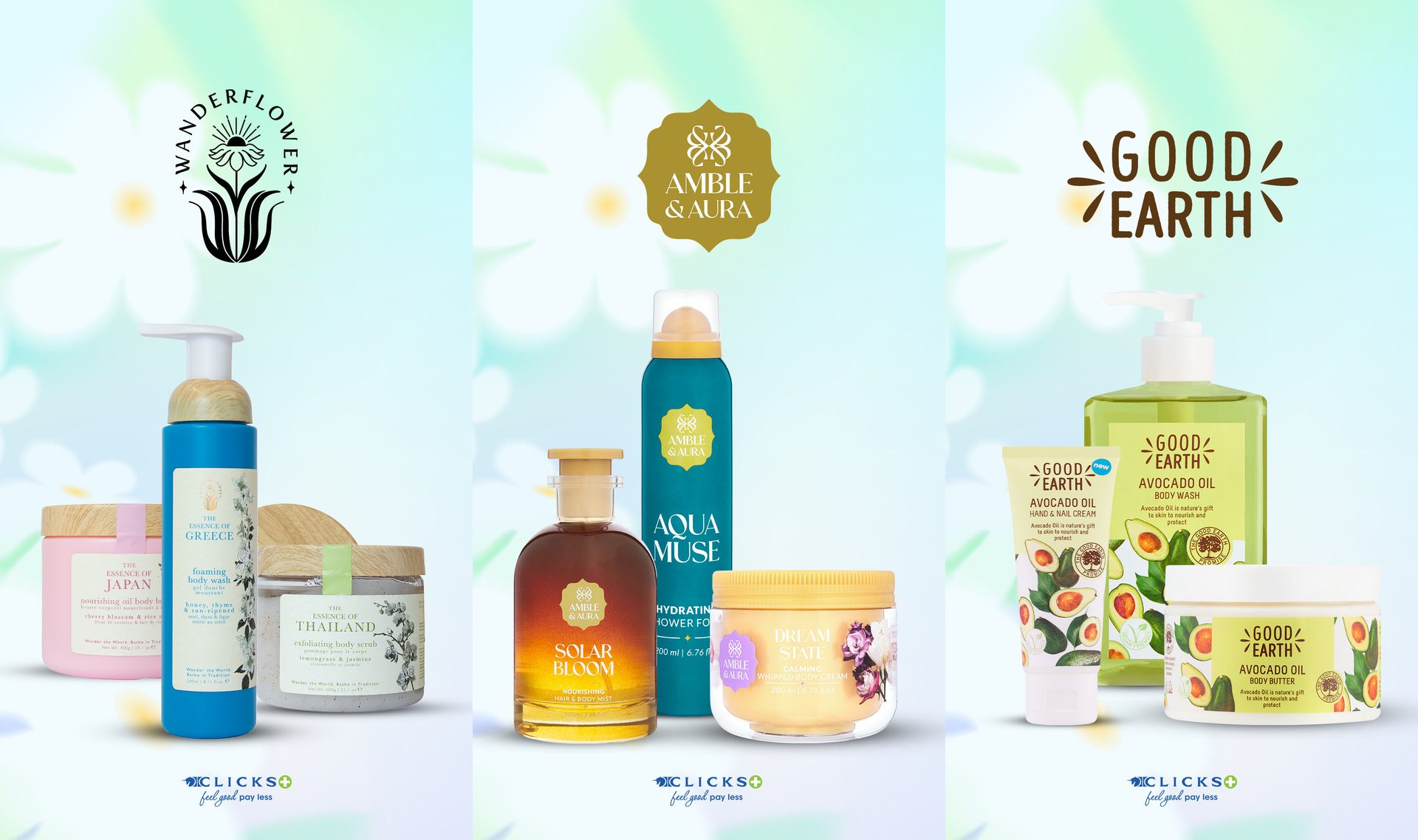 Three irresistible new bath & body ranges have landed exclusively at Clicks 1