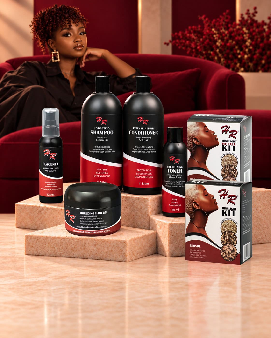 Win one of two HR® haircare hampers 1
